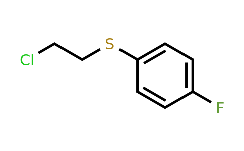 CAS 5323-03-5 | 1-[(2-chloroethyl)sulfanyl]-4-fluorobenzene
