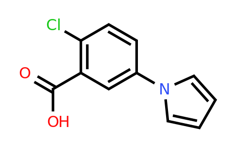CAS 53242-68-5 | 2-Chloro-5-(1H-pyrrol-1-yl)benzoic acid
