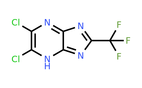 CAS 53338-40-2 | 5,6-dichloro-2-(trifluoromethyl)-7H-imidazo[4,5-b]pyrazine