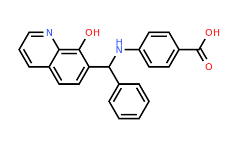 CAS 5335-97-7 | 4-(((8-Hydroxyquinolin-7-yl)(phenyl)methyl)amino)benzoic acid