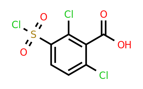 CAS 53553-05-2 | 2,6-dichloro-3-(chlorosulfonyl)benzoic acid
