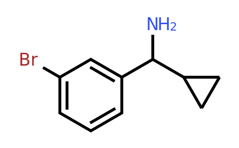CAS 536694-26-5 | (3-Bromophenyl)(cyclopropyl)methanamine
