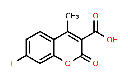 CAS 536741-68-1 | 7-fluoro-4-methyl-2-oxo-2H-chromene-3-carboxylic acid