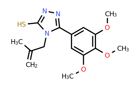 CAS 537016-35-6 | 4-(2-methylprop-2-en-1-yl)-5-(3,4,5-trimethoxyphenyl)-4H-1,2,4-triazole-3-thiol