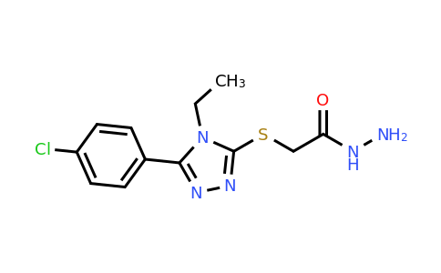 CAS 537017-32-6 | 2-{[5-(4-chlorophenyl)-4-ethyl-4H-1,2,4-triazol-3-yl]sulfanyl}acetohydrazide