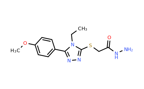 CAS 537017-33-7 | 2-{[4-ethyl-5-(4-methoxyphenyl)-4H-1,2,4-triazol-3-yl]sulfanyl}acetohydrazide
