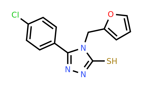 CAS 537017-38-2 | 5-(4-chlorophenyl)-4-[(furan-2-yl)methyl]-4H-1,2,4-triazole-3-thiol