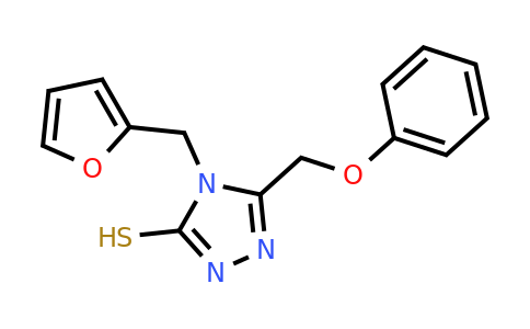 CAS 537017-43-9 | 4-[(furan-2-yl)methyl]-5-(phenoxymethyl)-4H-1,2,4-triazole-3-thiol
