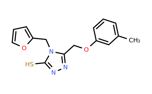 CAS 537017-47-3 | 4-[(furan-2-yl)methyl]-5-[(3-methylphenoxy)methyl]-4H-1,2,4-triazole-3-thiol