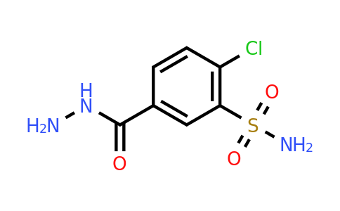 CAS 5378-62-1 | 2-chloro-5-(hydrazinecarbonyl)benzene-1-sulfonamide