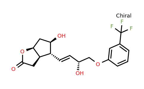 CAS 53872-60-9 | (3aR,4R,5R,6aS)-5-Hydroxy-4-((R,E)-3-hydroxy-4-(3-(trifluoromethyl)phenoxy)but-1-en-1-yl)hexahydro-2H-cyclopenta[b]furan-2-one