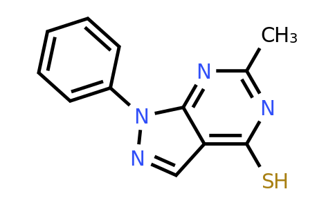 CAS 5399-43-9 | 6-methyl-1-phenyl-1H-pyrazolo[3,4-d]pyrimidine-4-thiol