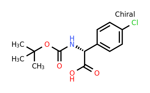 CAS 53994-85-7 | (R)-Tert-butoxycarbonylamino-(4-chloro-phenyl)-acetic acid