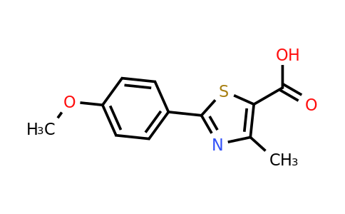 CAS 54001-16-0 | 2-(4-methoxyphenyl)-4-methyl-1,3-thiazole-5-carboxylic acid
