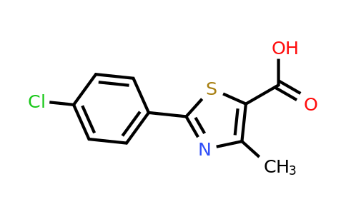 CAS 54001-17-1 | 2-(4-chlorophenyl)-4-methyl-1,3-thiazole-5-carboxylic acid