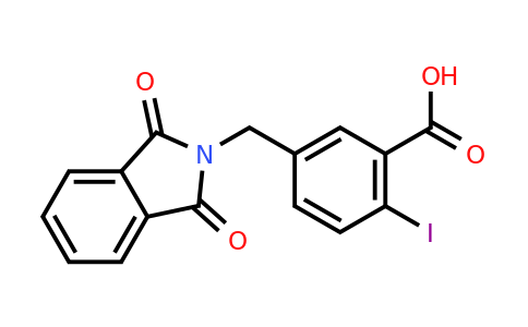 CAS 540513-92-6 | 5-((1,3-Dioxoisoindolin-2-yl)methyl)-2-iodobenzoic acid