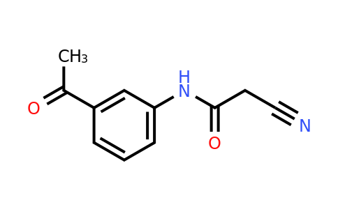 CAS 540532-62-5 | N-(3-Acetylphenyl)-2-cyanoacetamide