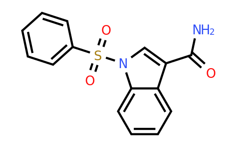 CAS 540740-49-6 | 1-(Phenylsulfonyl)-1H-indole-3-carboxamide