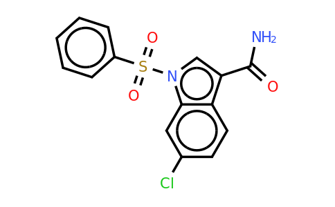 CAS 540740-50-9 | 6-Chloro-(phenylsulfonyl)-1H-indole-3-carboxamide