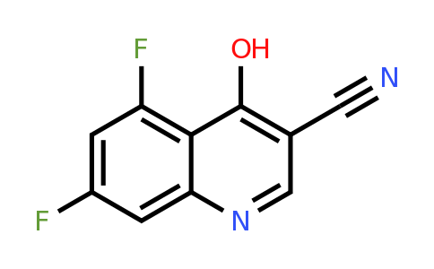 CAS 541505-11-7 | 5,7-Difluoro-4-hydroxyquinoline-3-carbonitrile