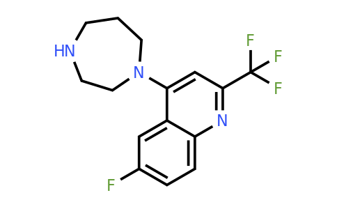 CAS 541539-67-7 | 4-(1,4-Diazepan-1-yl)-6-fluoro-2-(trifluoromethyl)quinoline