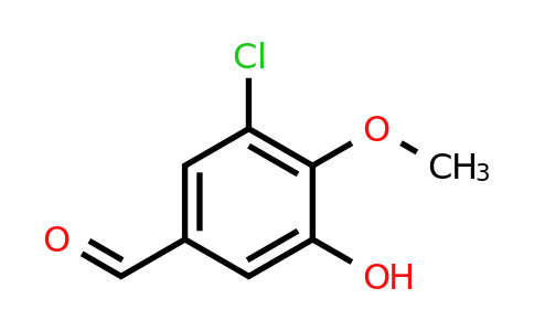 CAS 54246-06-9 | 3-Chloro-5-hydroxy-4-methoxybenzaldehyde