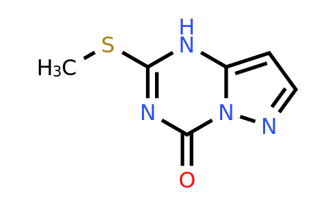 CAS 54346-18-8 | 2-(methylsulfanyl)-1H,4H-pyrazolo[1,5-a][1,3,5]triazin-4-one