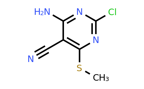 CAS 54356-38-6 | 4-Amino-2-chloro-6-(methylthio)pyrimidine-5-carbonitrile