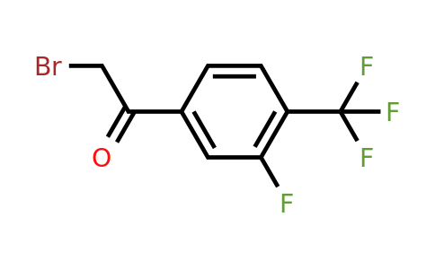 CAS 544429-22-3 | 2-Bromo-1-(3-fluoro-4-(trifluoromethyl)phenyl)ethanone