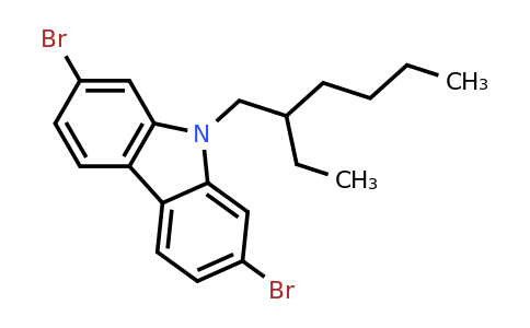 CAS 544436-46-6 | 2,7-Dibromo-9-(2-ethylhexyl)-9H-carbazole