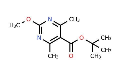 CAS 544704-06-5 | tert-Butyl 2-methoxy-4,6-dimethylpyrimidine-5-carboxylate