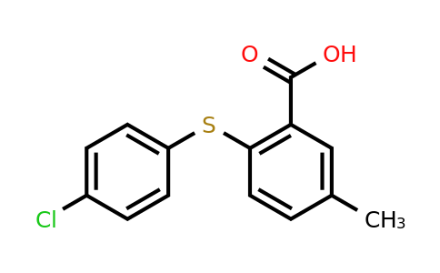 CAS 54506-81-9 | 2-[(4-chlorophenyl)sulfanyl]-5-methylbenzoic acid
