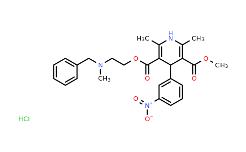 CAS 54527-84-3 | 3-{2-[benzyl(methyl)amino]ethyl} 5-methyl 2,6-dimethyl-4-(3-nitrophenyl)-1,4-dihydropyridine-3,5-dicarboxylate hydrochloride