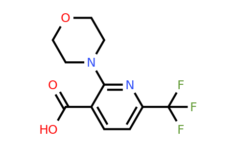 CAS 545395-42-4 | 2-(morpholin-4-yl)-6-(trifluoromethyl)pyridine-3-carboxylic acid