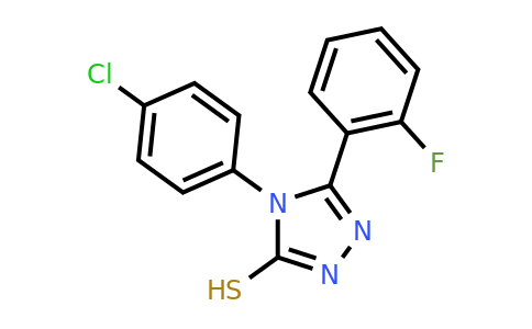 CAS 54543-31-6 | 4-(4-chlorophenyl)-5-(2-fluorophenyl)-4H-1,2,4-triazole-3-thiol