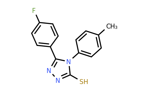 CAS 54543-42-9 | 5-(4-fluorophenyl)-4-(4-methylphenyl)-4H-1,2,4-triazole-3-thiol