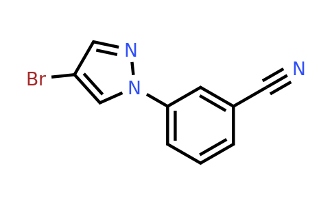 CAS 546142-07-8 | 3-(4-Bromo-1H-pyrazol-1-yl)benzonitrile