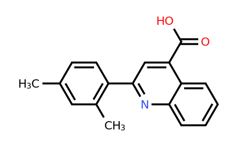 CAS 5466-33-1 | 2-(2,4-Dimethylphenyl)quinoline-4-carboxylic acid