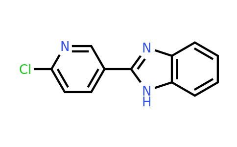 CAS 54661-55-1 | 2-(6-chloropyridin-3-yl)-1H-1,3-benzodiazole