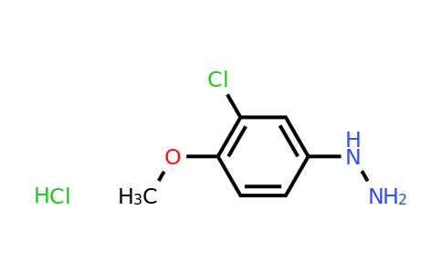 CAS 54812-55-4 | (3-Chloro-4-methoxyphenyl)hydrazine hydrochloride
