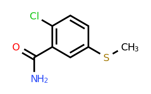 CAS 548456-77-5 | 2-Chloro-5-(methylsulfanyl)benzamide