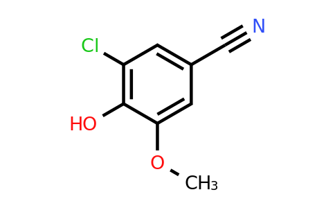 CAS 5485-88-1 | 3-chloro-4-hydroxy-5-methoxybenzonitrile