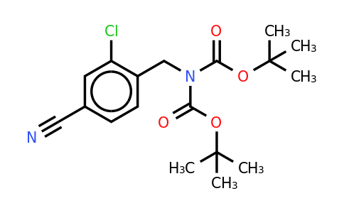 CAS 549531-00-2 | 4-(DI-T-BOC-aminomethyl)-3-chlorobenzonitrile