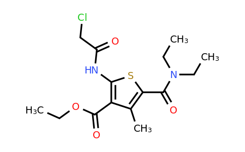 CAS 550351-43-4 | ethyl 2-(2-chloroacetamido)-5-(diethylcarbamoyl)-4-methylthiophene-3-carboxylate