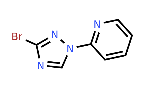 CAS 550363-95-6 | 2-(3-Bromo-1H-1,2,4-triazol-1-YL)pyridine