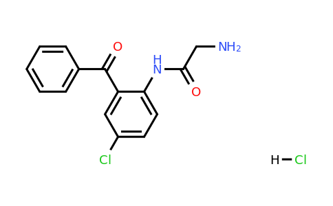 CAS 5504-71-2 | 2-amino-N-(2-benzoyl-4-chlorophenyl)acetamide hydrochloride