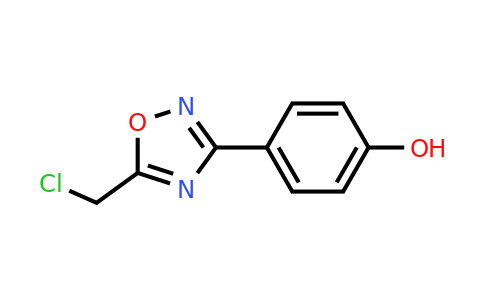 CAS 5509-32-0 | 4-(5-(Chloromethyl)-1,2,4-oxadiazol-3-yl)phenol