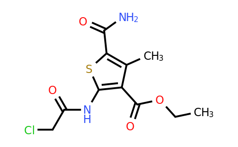 CAS 551910-09-9 | ethyl 5-carbamoyl-2-(2-chloroacetamido)-4-methylthiophene-3-carboxylate