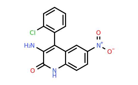 CAS 55198-89-5 | 3-Amino-4-(2-chlorophenyl)-6-nitroquinolin-2(1H)-one