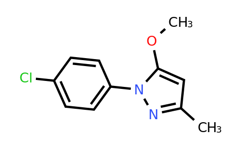 CAS 55227-85-5 | 1-(4-chlorophenyl)-5-methoxy-3-methyl-1H-pyrazole